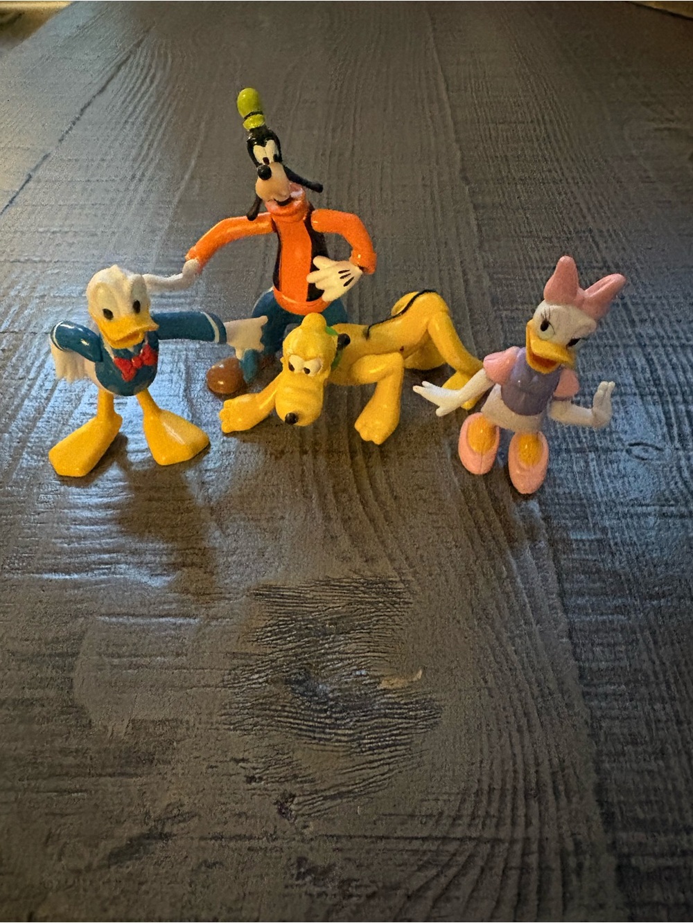 Disney Donald Duck  Classic Characters Toy Figure Set - Yellow, Orange, Pink
